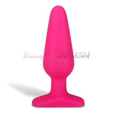 Розовый плаг из безупречного ультрабархатистого силикона 5,5''