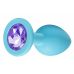 Анальная пробка Emotions Cutie Medium Turquoise light purple crystal Анальная пробка Emotions Cutie Medium Turquoise light purple crystal