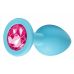 Анальная пробка Emotions Cutie Medium Turquoise pink crystal Анальная пробка Emotions Cutie Medium Turquoise pink crystal