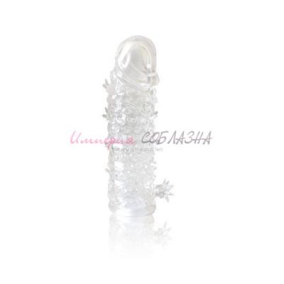 Насадка закрытая crystal sleeve рельефная